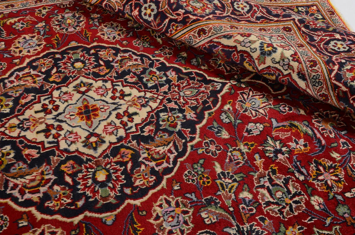 Dywan perski - Keshan - 299 x 194 cm - czerwony