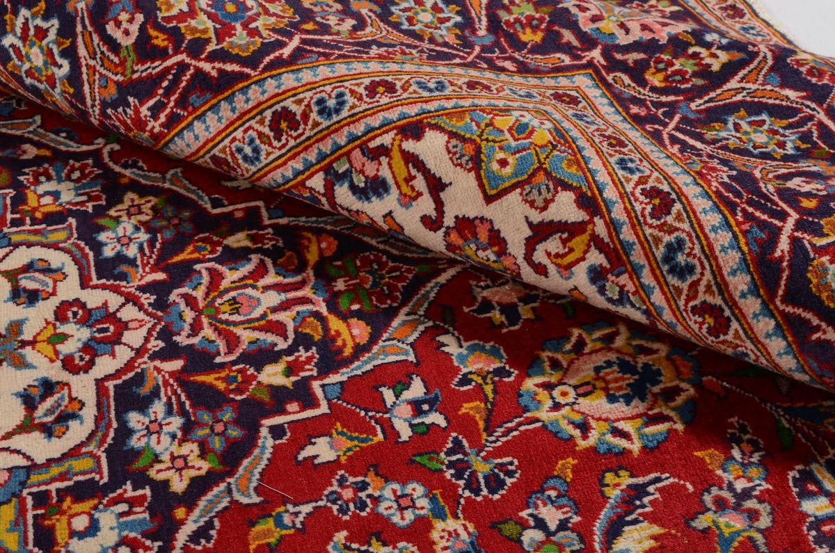 Dywan perski - Keshan - 290 x 195 cm - czerwony