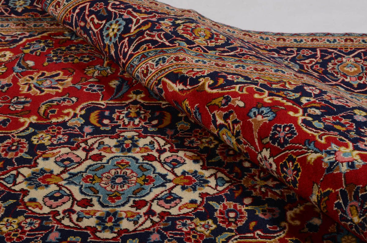 Dywan perski - Keshan - 300 x 200 cm - czerwony