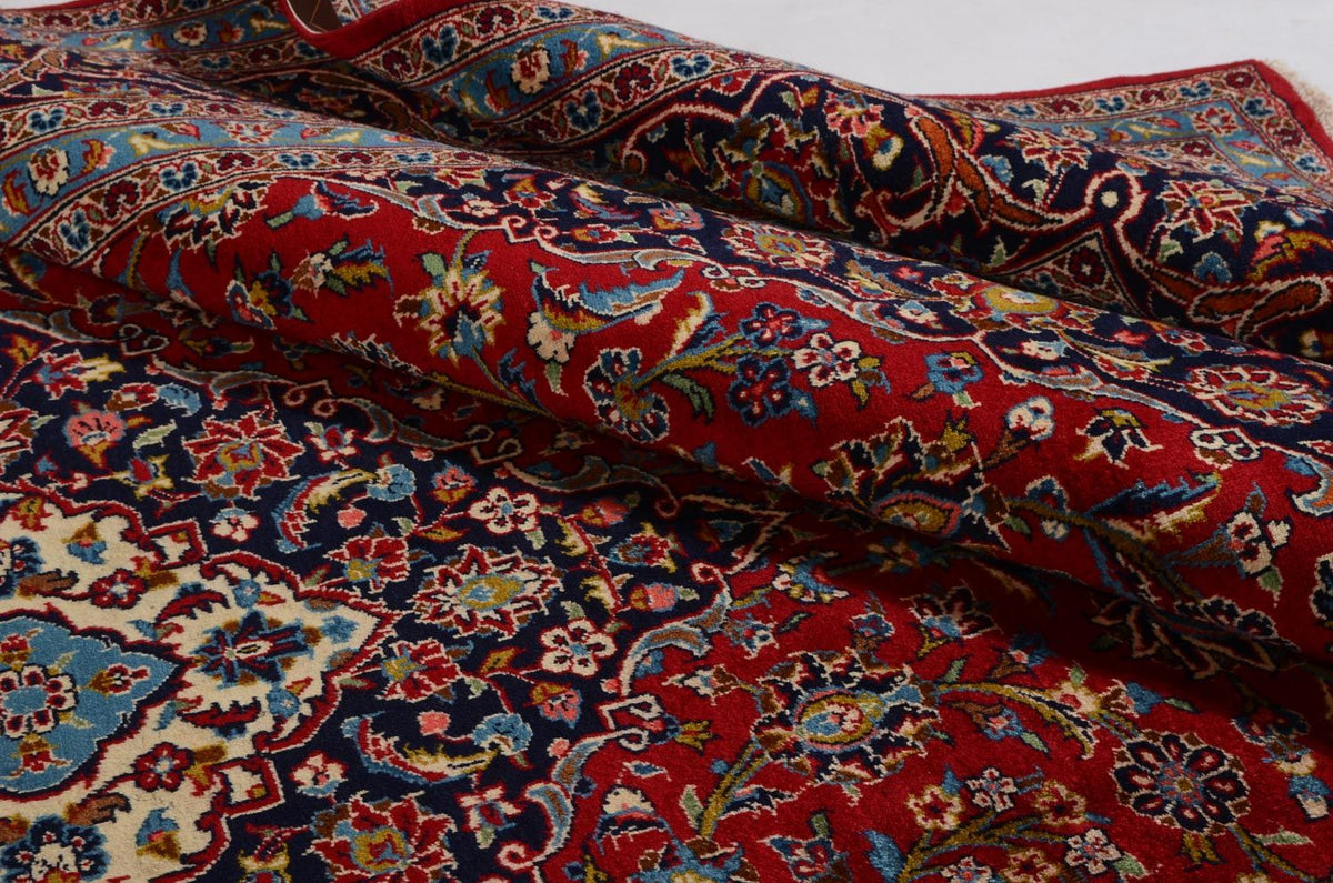 Dywan perski - Keshan - 352 x 246 cm - czerwony