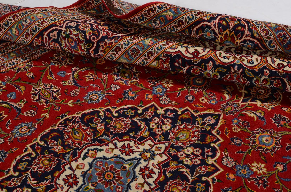 Dywan perski - Keshan - 360 x 255 cm - czerwony