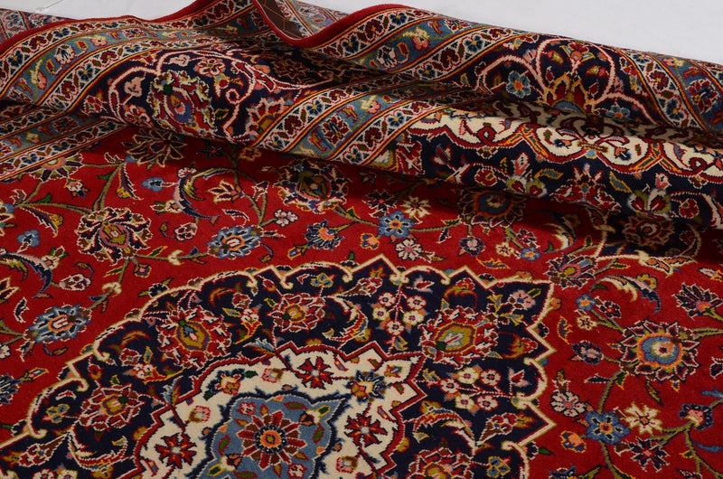 Dywan perski - Keshan - 360 x 255 cm - czerwony