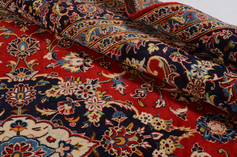 Dywan perski - Keshan - 350 x 242 cm - czerwony