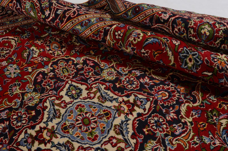 Dywan perski - Keshan - 352 x 248 cm - czerwony