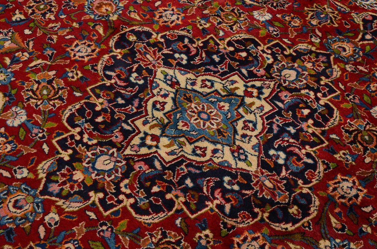 Dywan perski - Keshan - 365 x 258 cm - czerwony