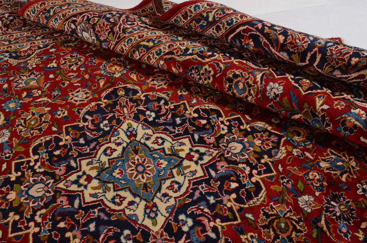 Dywan perski - Keshan - 365 x 258 cm - czerwony