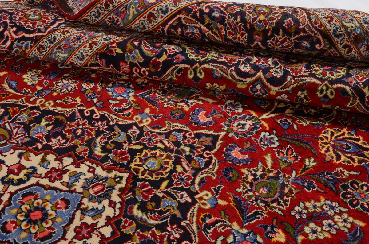 Dywan perski - Keshan - 400 x 291 cm - czerwony
