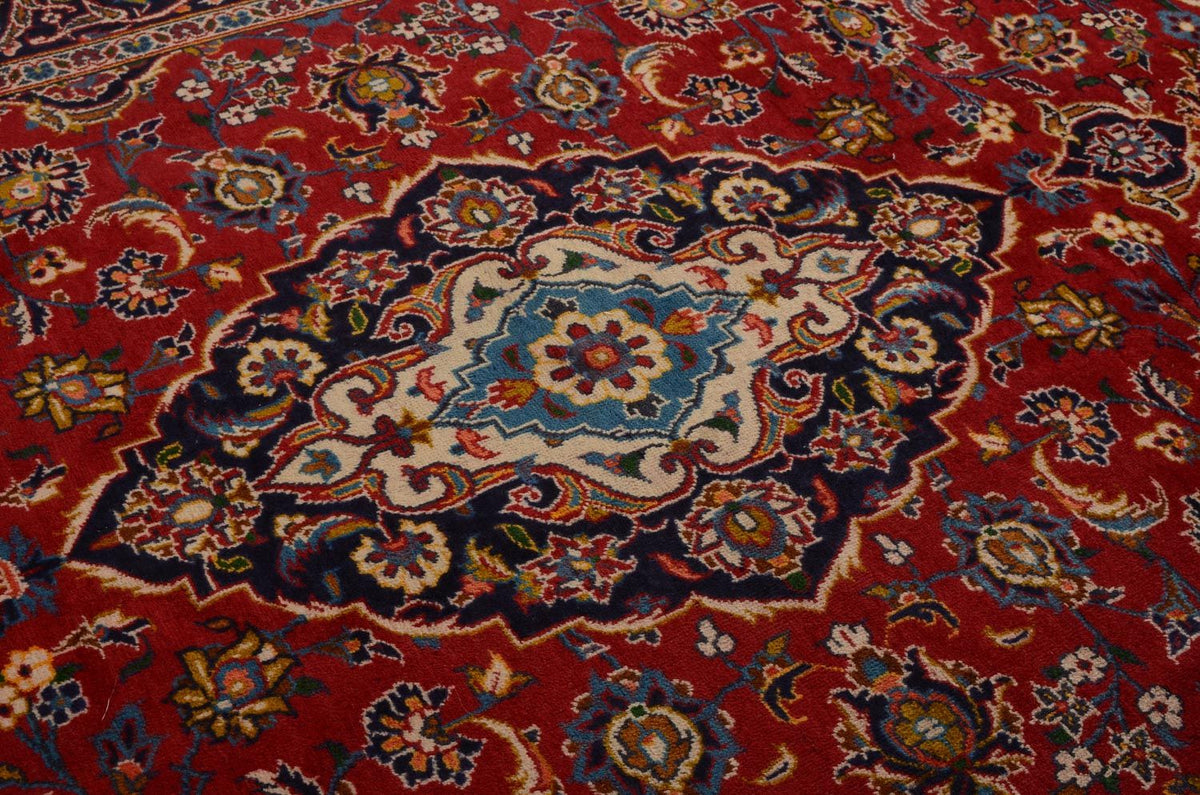 Dywan perski - Keshan - 261 x 180 cm - czerwony