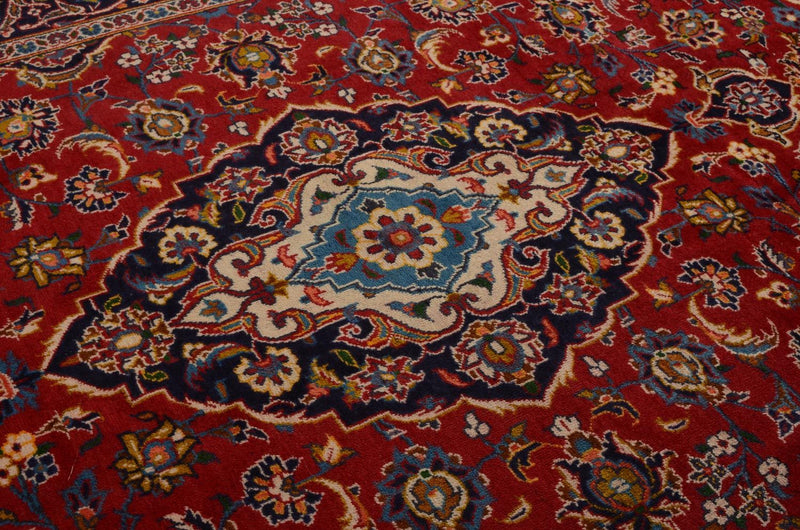 Dywan perski - Keshan - 261 x 180 cm - czerwony