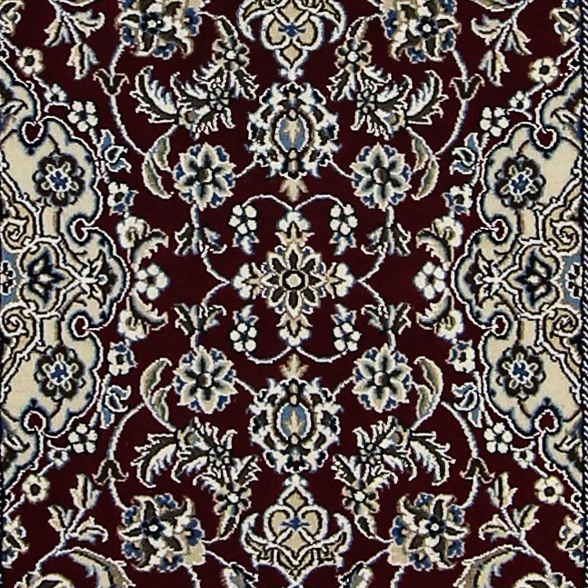 Biegacz Dywan perski - Nain - Królewski - 197 x 62 cm - ciemnoniebieski