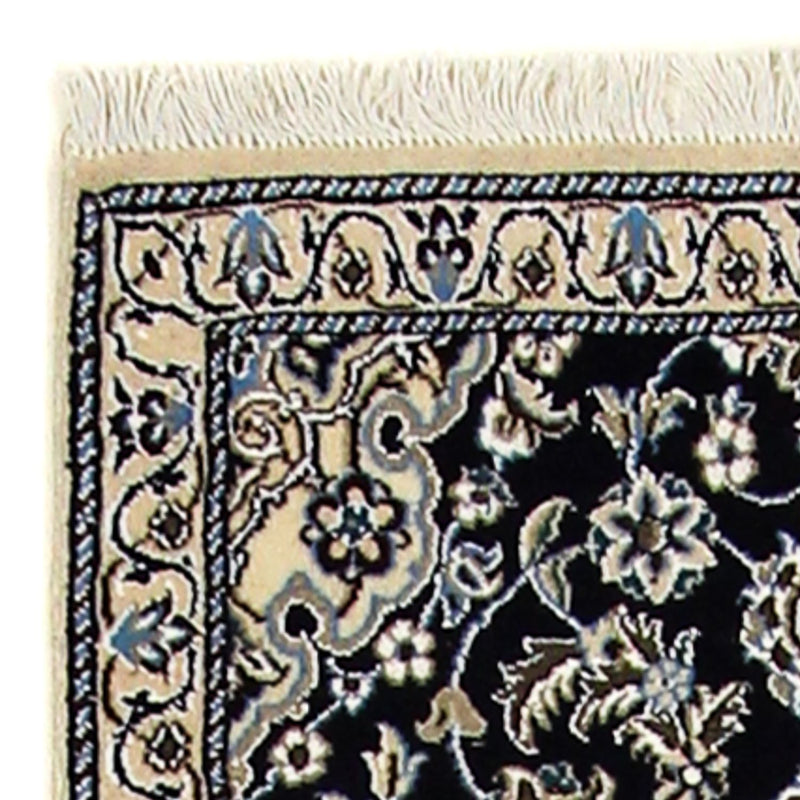 Biegacz Dywan perski - Nain - Królewski - 196 x 61 cm - ciemnoniebieski