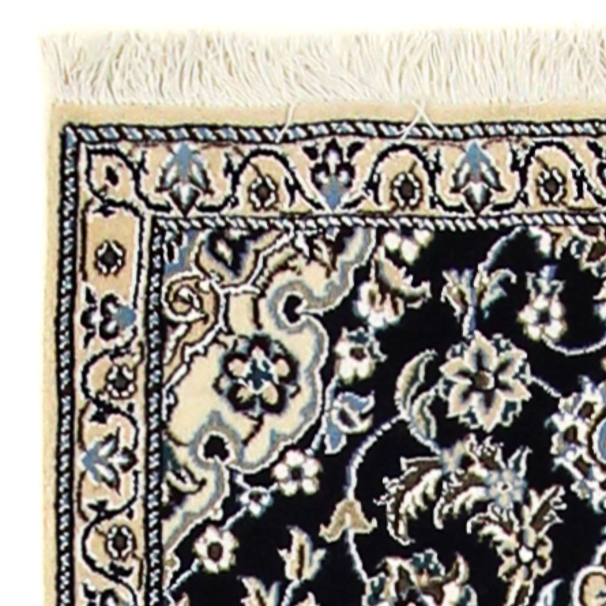 Biegacz Dywan perski - Nain - Królewski - 200 x 62 cm - ciemnoniebieski