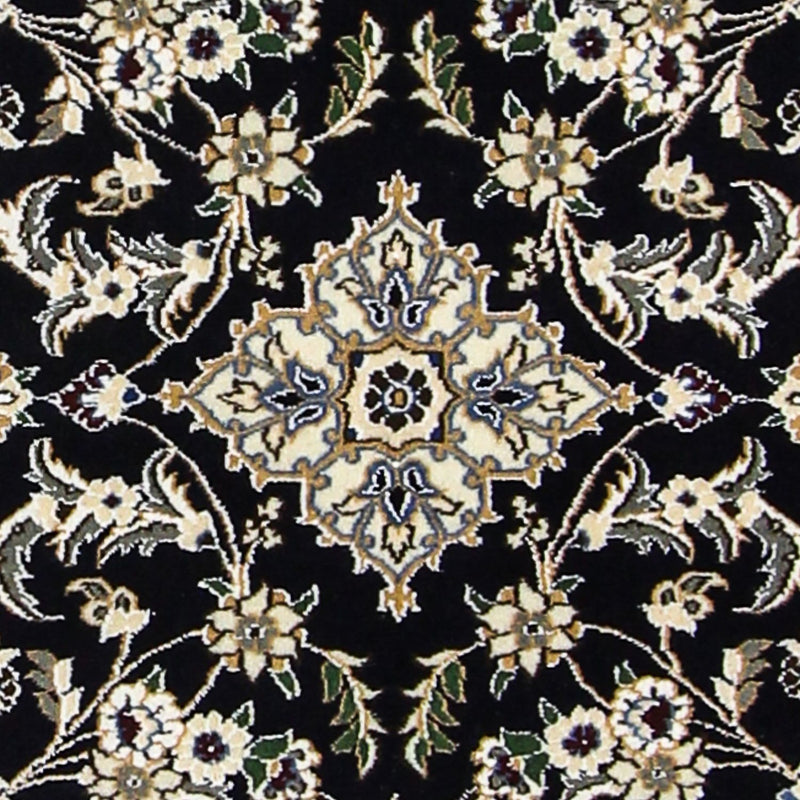 Biegacz Dywan perski - Nain - Królewski - 195 x 84 cm - ciemnoniebieski