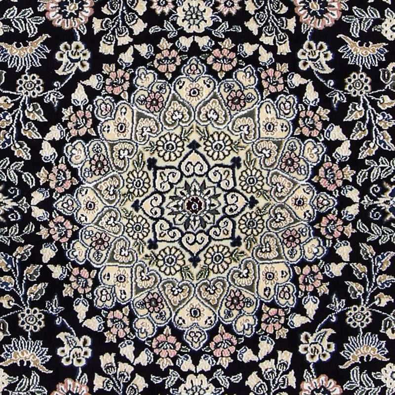 Dywan perski - Nain - Królewski - 204 x 128 cm - ciemnoniebieski