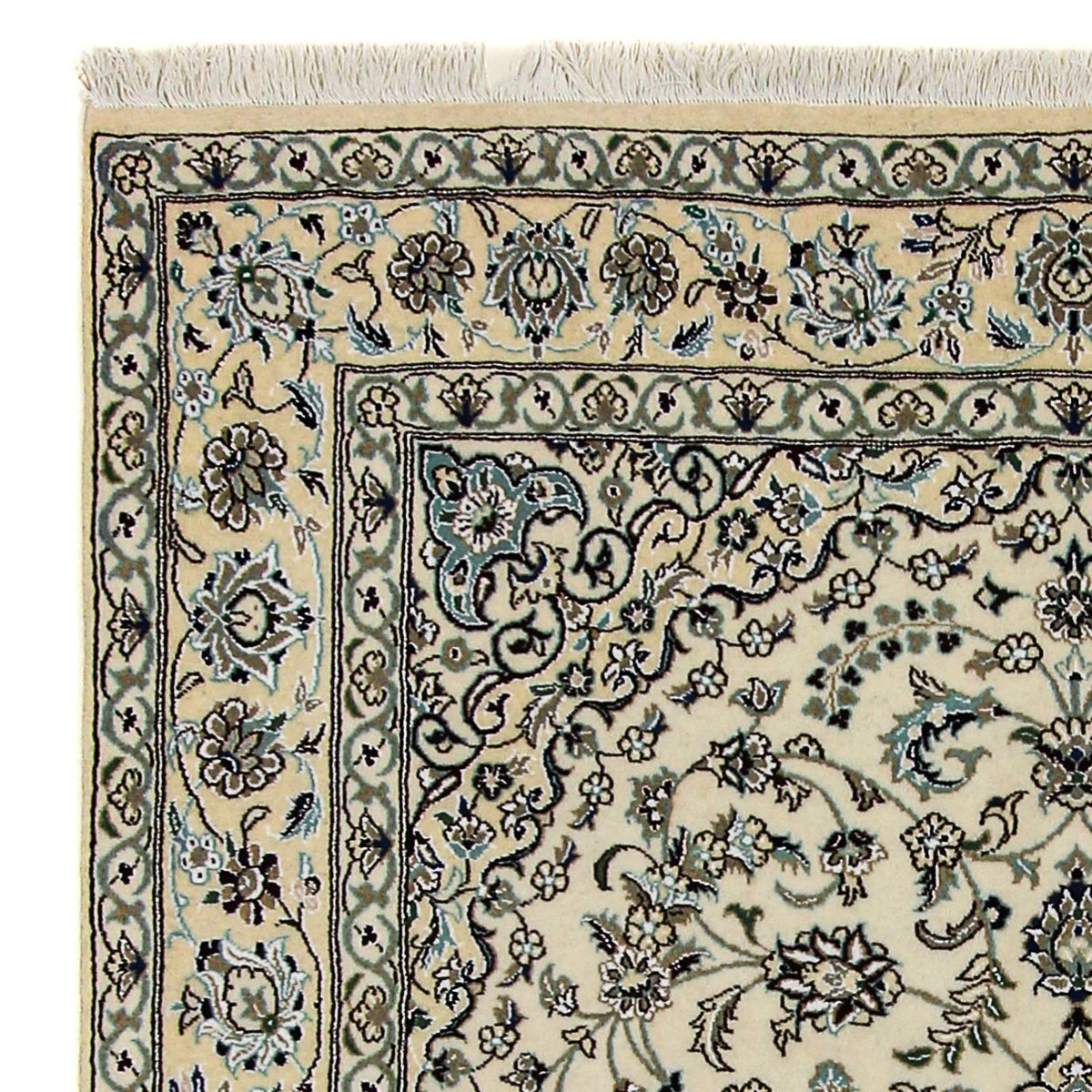 Dywan perski - Nain - Królewski - 250 x 154 cm - beżowy