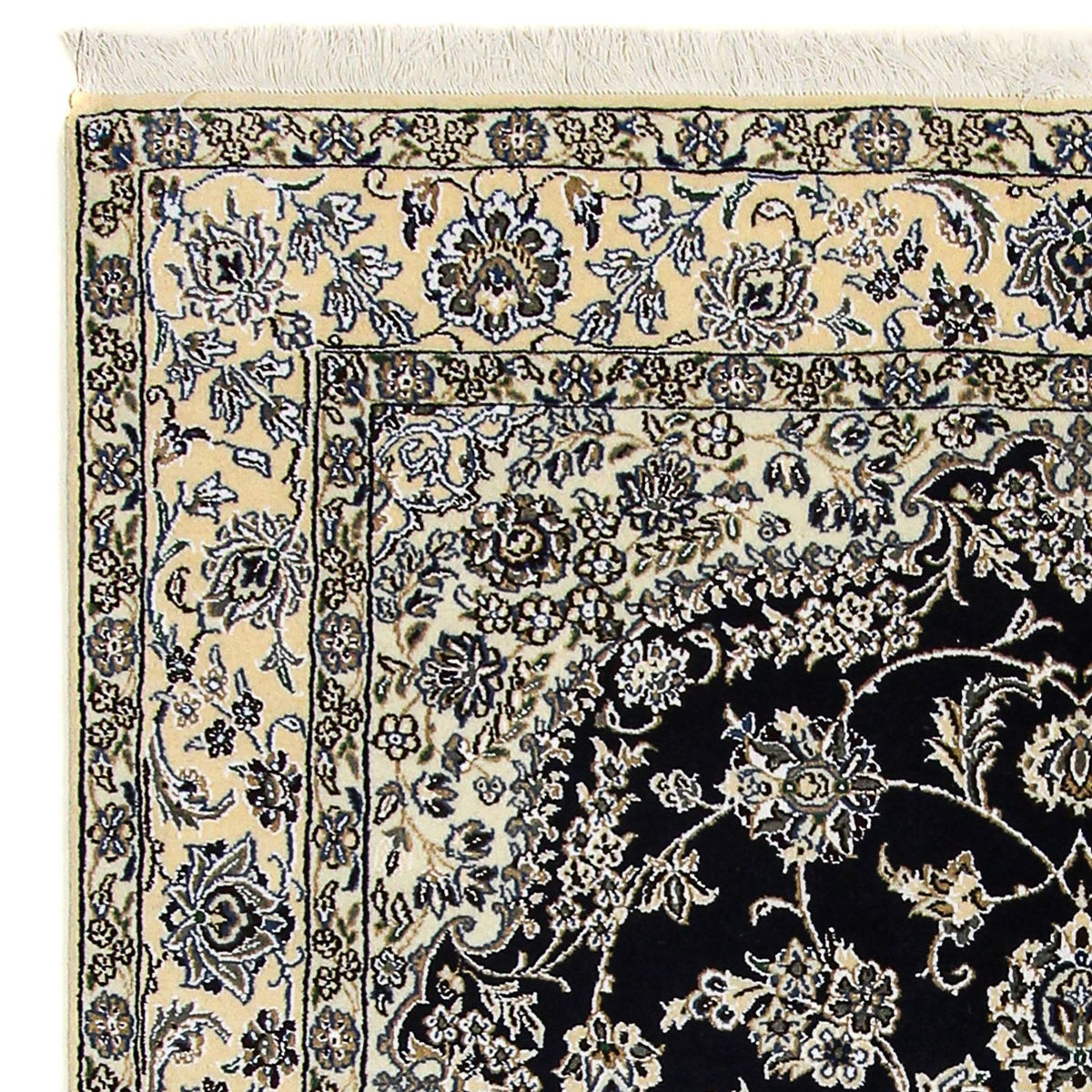 Dywan perski - Nain - Królewski - 255 x 154 cm - ciemnoniebieski