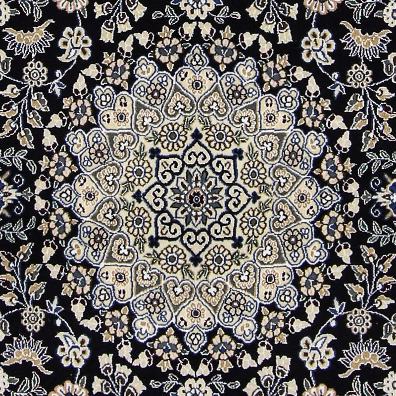 Dywan perski - Nain - Królewski - 202 x 130 cm - ciemnoniebieski