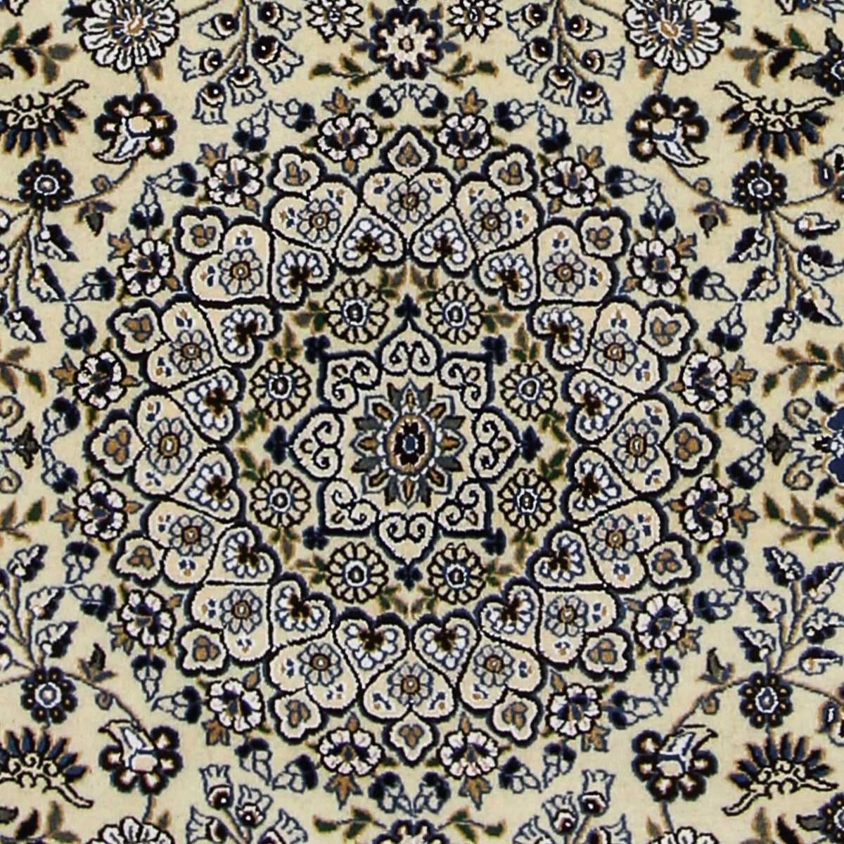 Dywan perski - Nain - Królewski - 200 x 129 cm - beżowy