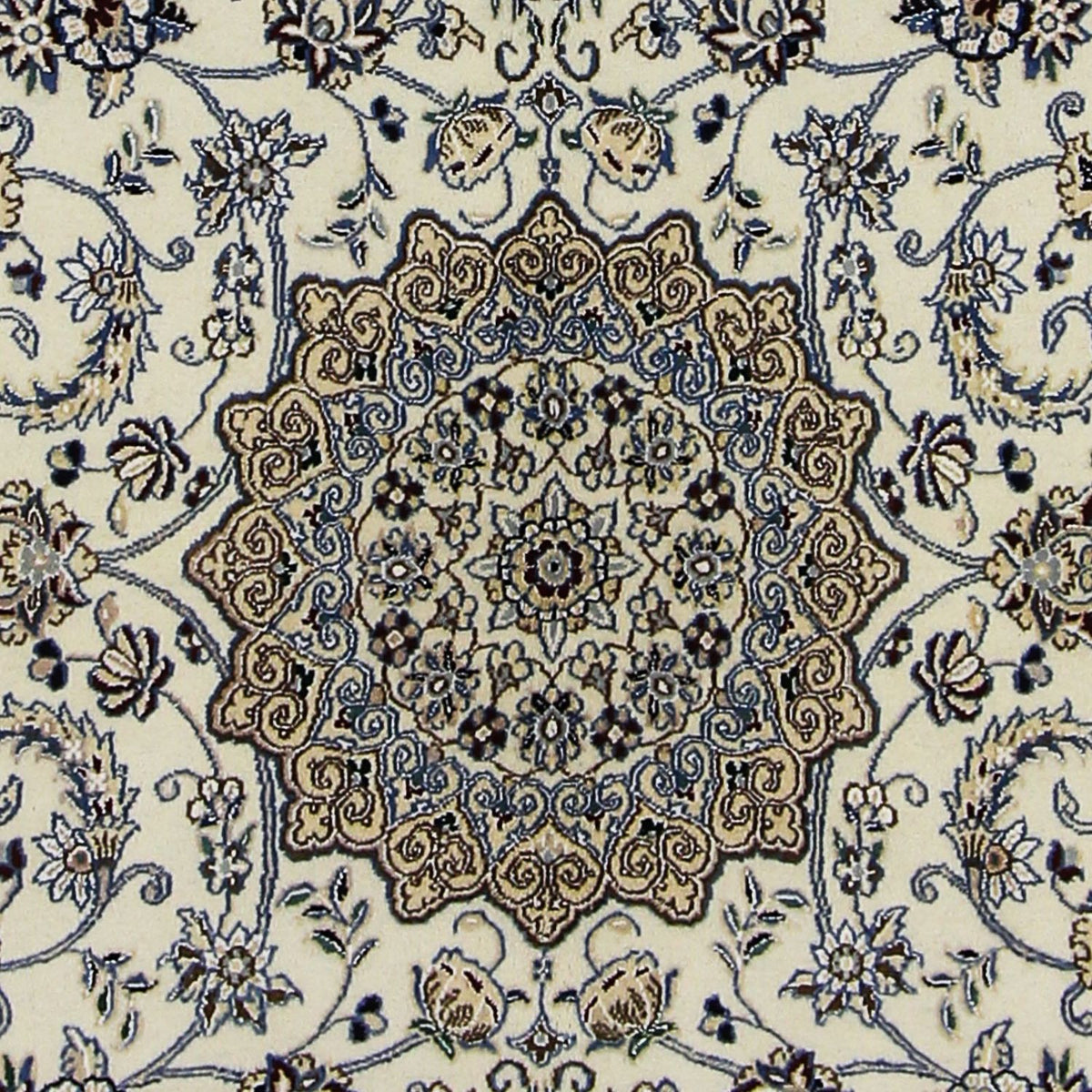 Dywan perski - Nain - Królewski - 211 x 133 cm - beżowy