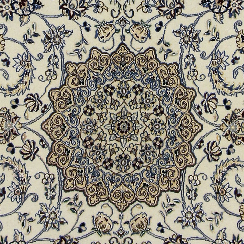 Dywan perski - Nain - Królewski - 211 x 133 cm - beżowy