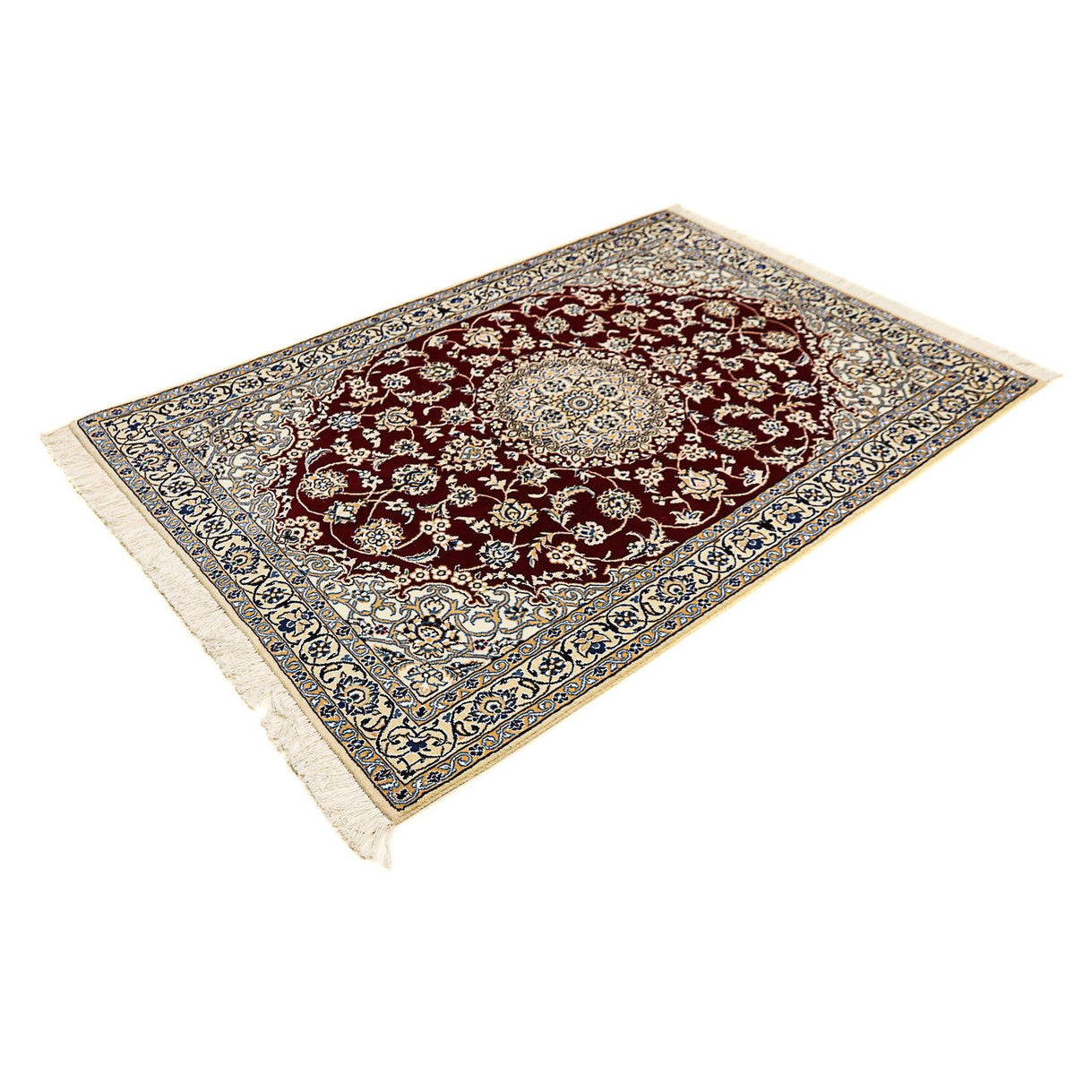 Dywan perski - Nain - Królewski - 177 x 118 cm - ciemna czerwień