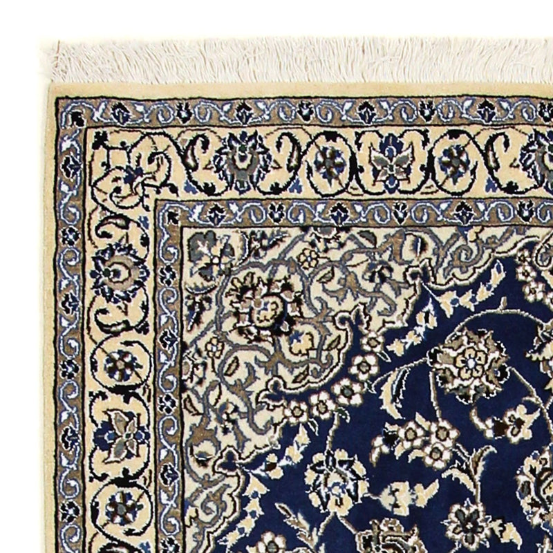 Dywan perski - Nain - Królewski - 179 x 117 cm - ciemnoniebieski