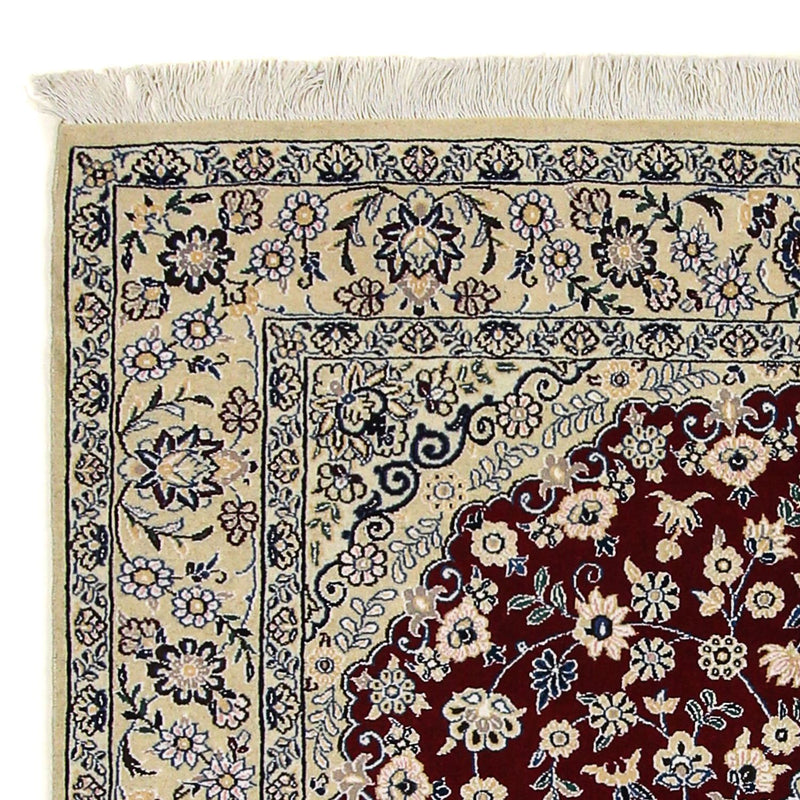 Dywan perski - Nain - Królewski - 218 x 156 cm - ciemna czerwień