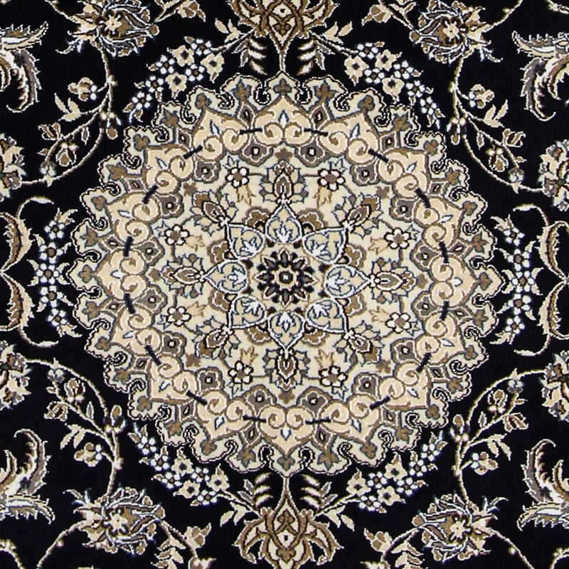 Dywan perski - Nain - Królewski - 233 x 155 cm - ciemnoniebieski