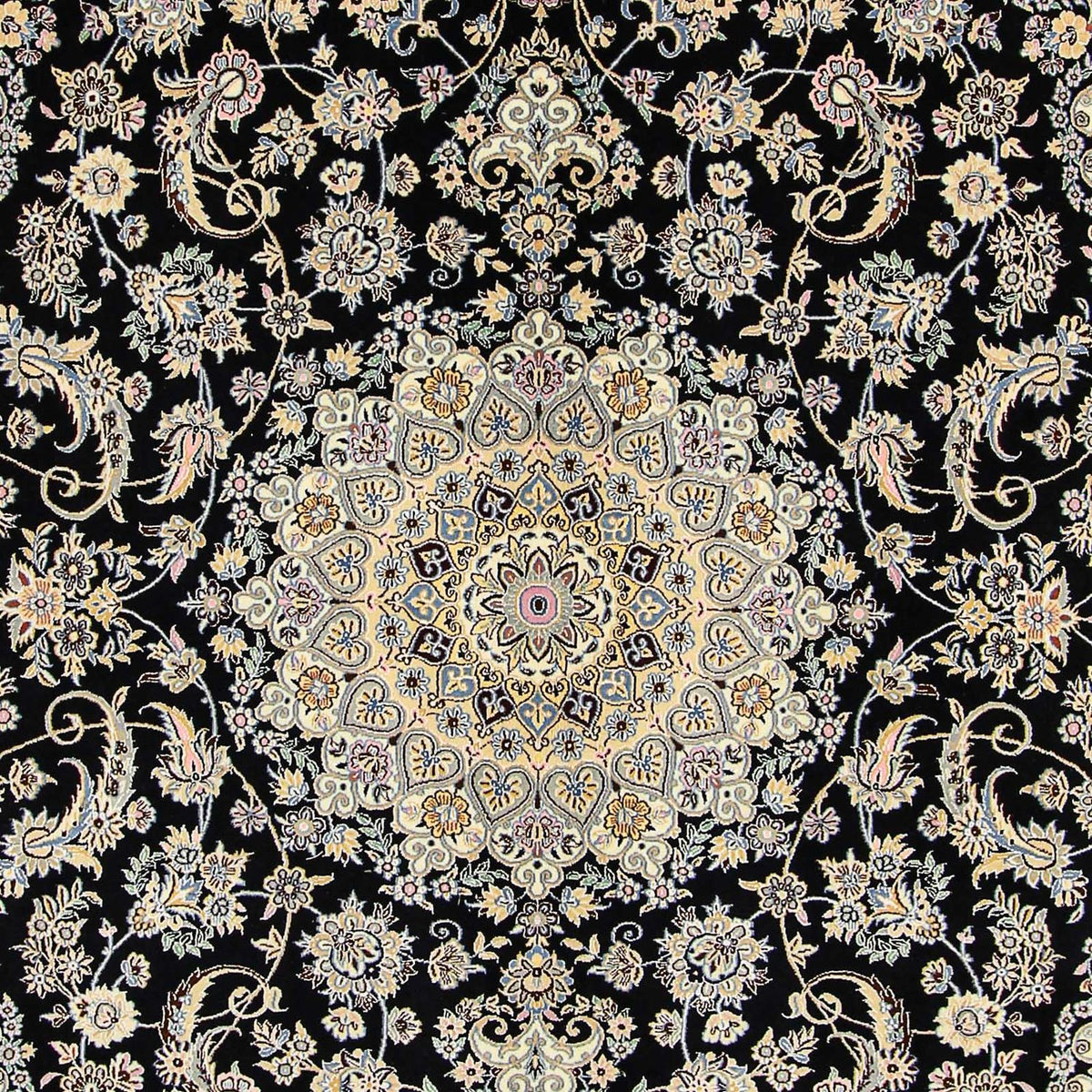 Dywan perski - Nain - Królewski - 350 x 254 cm - ciemnoniebieski