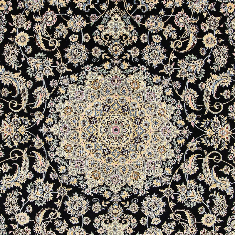 Dywan perski - Nain - Królewski - 350 x 254 cm - ciemnoniebieski