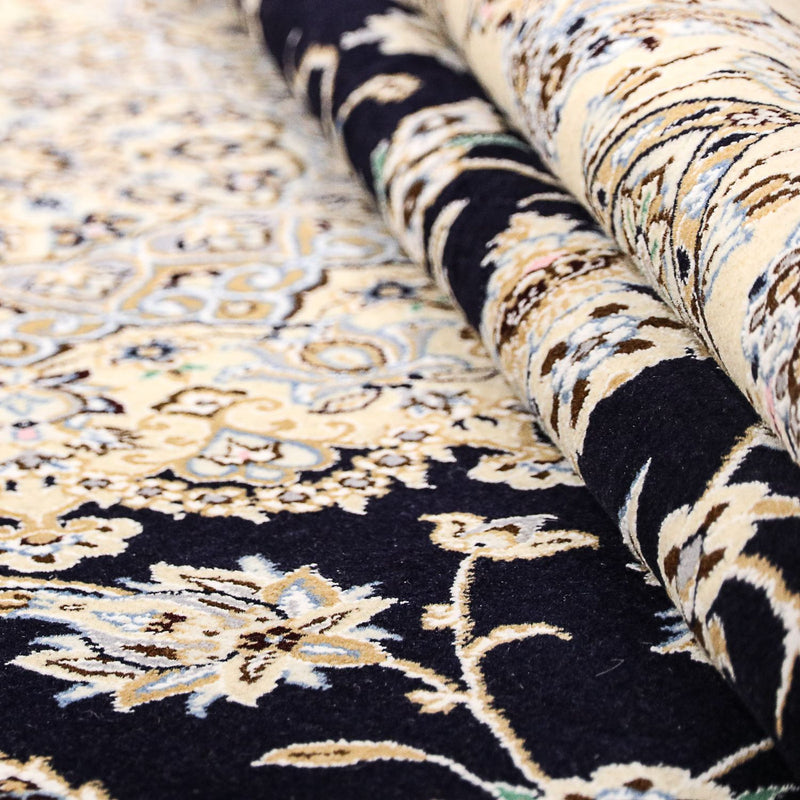 Dywan perski - Nain - Królewski - 359 x 252 cm - ciemnoniebieski