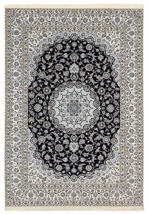 Dywan perski - Nain - Premium - 358 x 254 cm - ciemnoniebieski