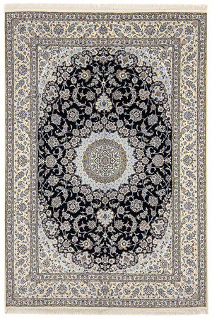 Dywan perski - Nain - Królewski - 356 x 248 cm - ciemnoniebieski