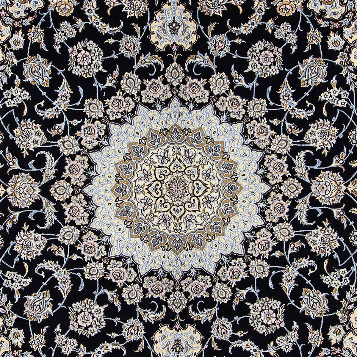 Dywan perski - Nain - Królewski - 356 x 248 cm - ciemnoniebieski