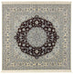 Dywan perski - Nain - Premium kwadratowy  - 260 x 252 cm - ciemnoniebieski