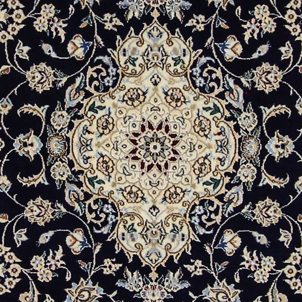 Dywan perski - Nain - Premium - 123 x 80 cm - ciemnoniebieski