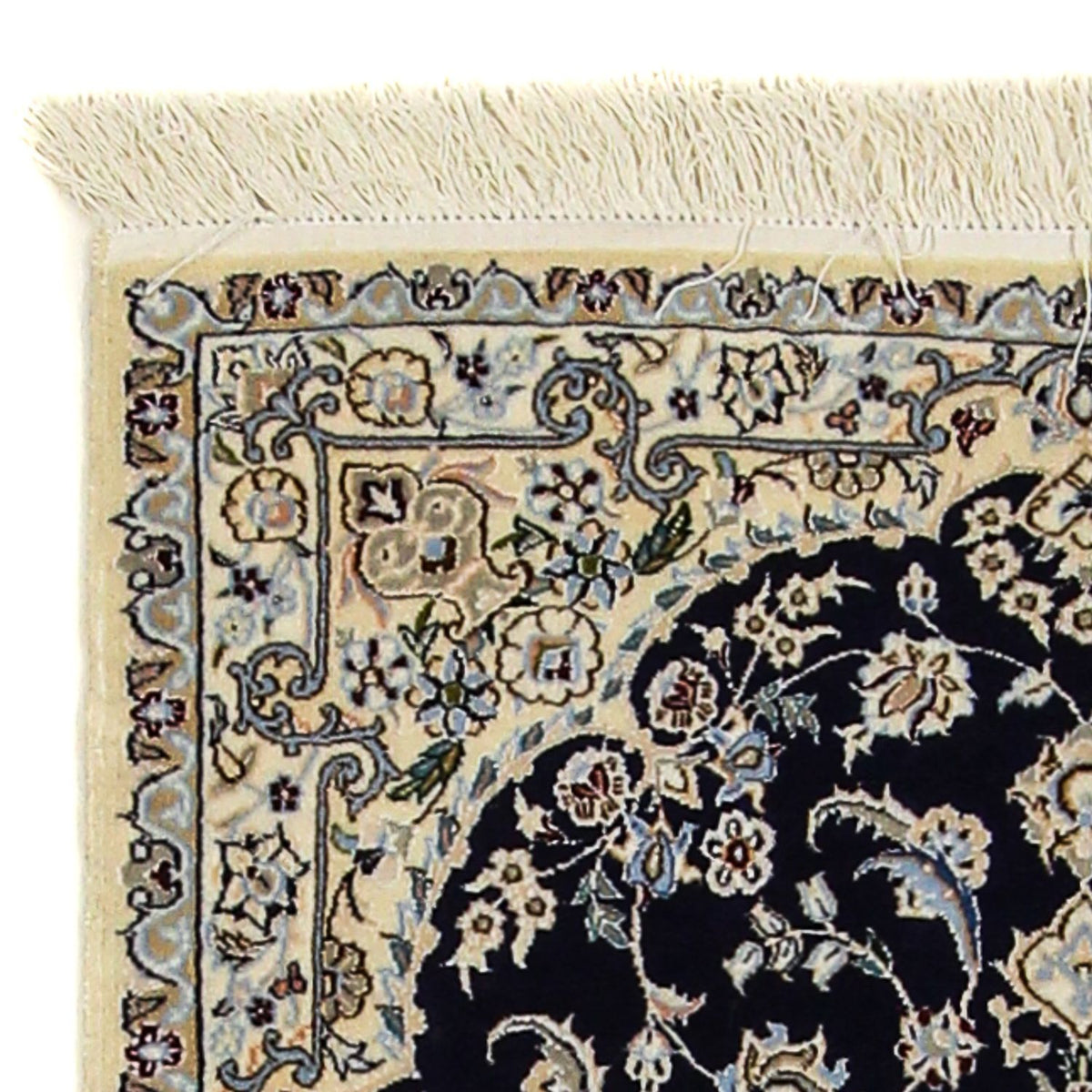 Dywan perski - Nain - Premium - 123 x 80 cm - ciemnoniebieski