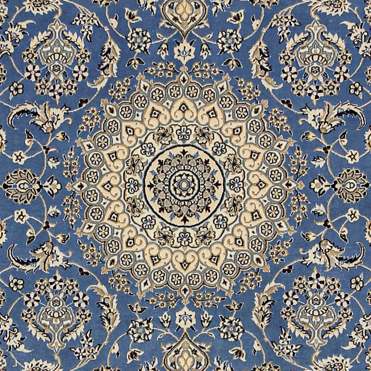 Dywan perski - Nain - Premium - 167 x 107 cm - niebieski