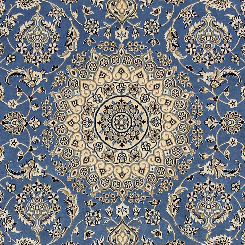 Dywan perski - Nain - Premium - 167 x 107 cm - niebieski