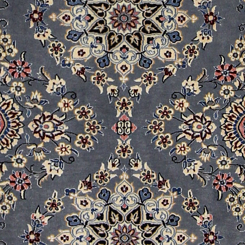 Dywan perski - Nain - Premium - 107 x 76 cm - szary