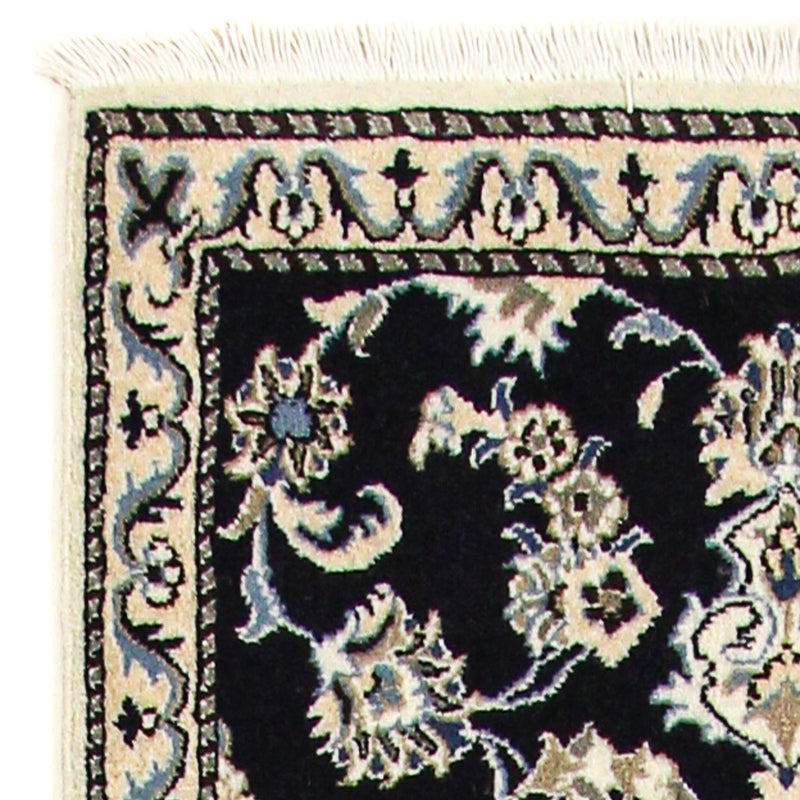 Biegacz Dywan perski - Nain - 290 x 78 cm - ciemnoniebieski