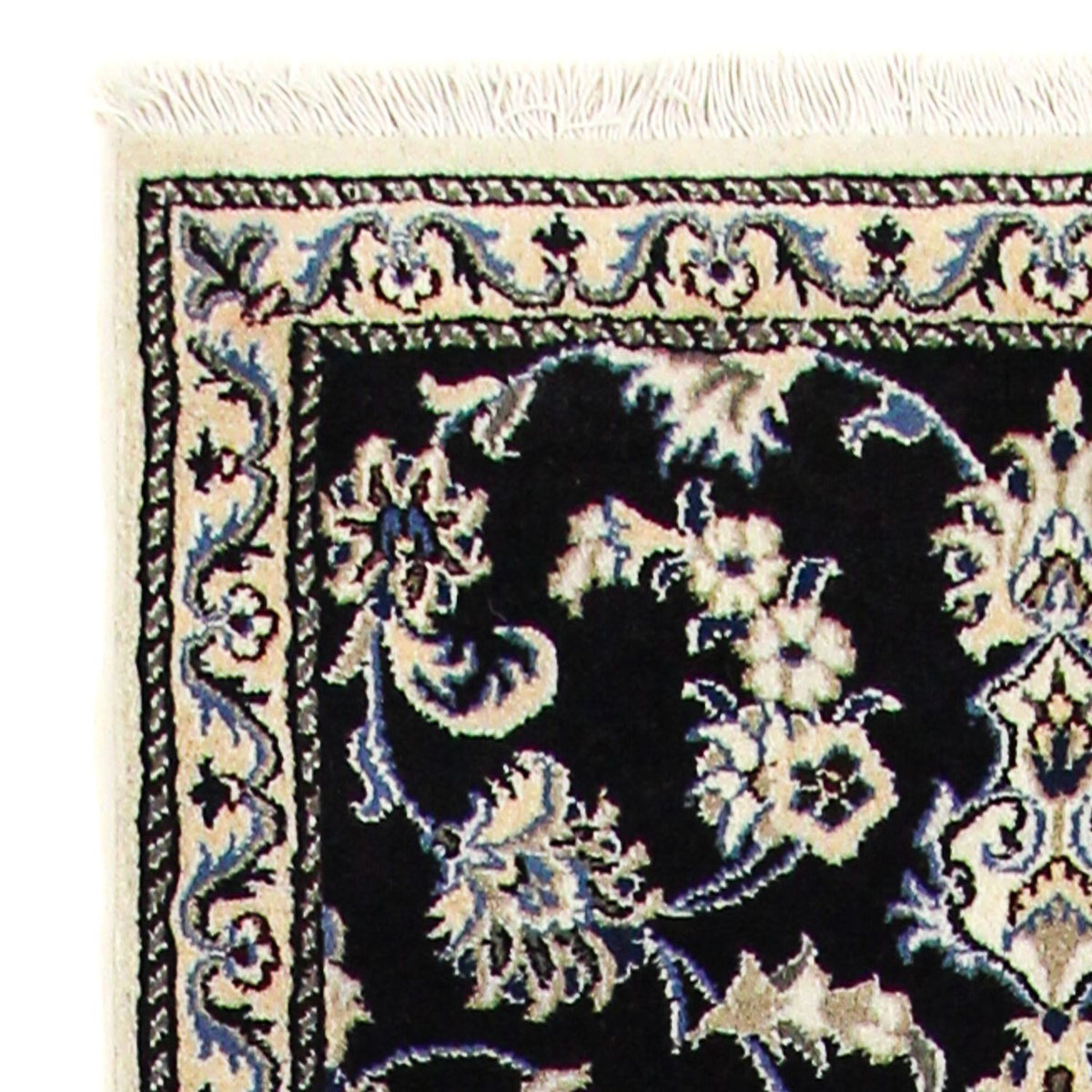 Biegacz Dywan perski - Nain - 290 x 80 cm - ciemnoniebieski