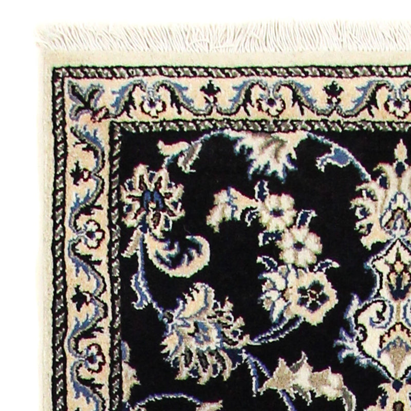 Biegacz Dywan perski - Nain - 290 x 80 cm - ciemnoniebieski