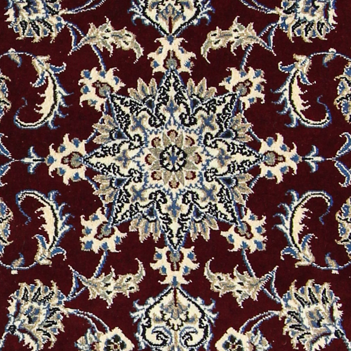 Biegacz Dywan perski - Nain - 286 x 78 cm - ciemna czerwień