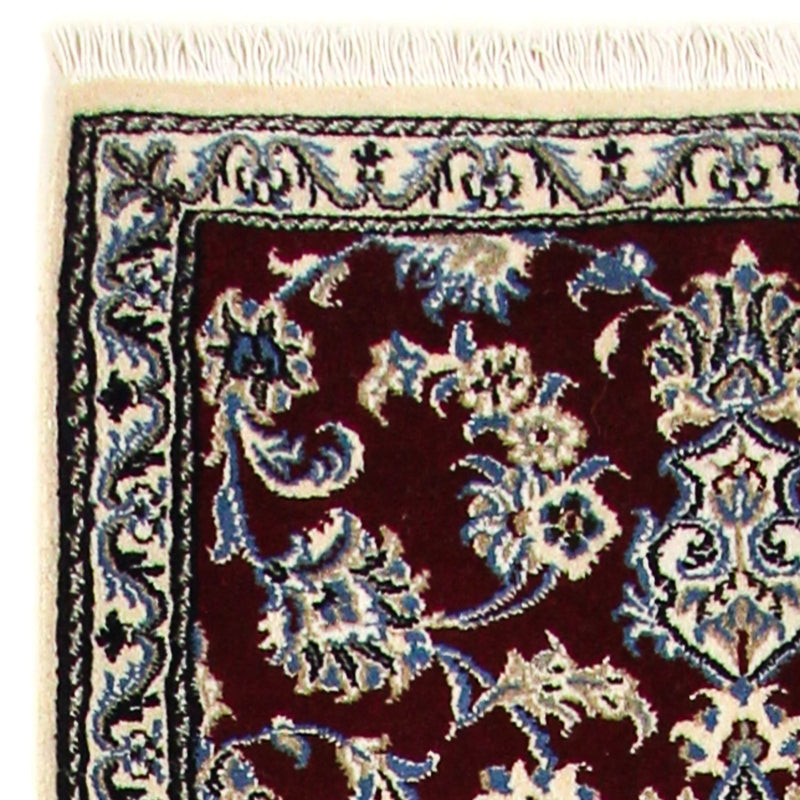 Biegacz Dywan perski - Nain - 286 x 78 cm - ciemna czerwień