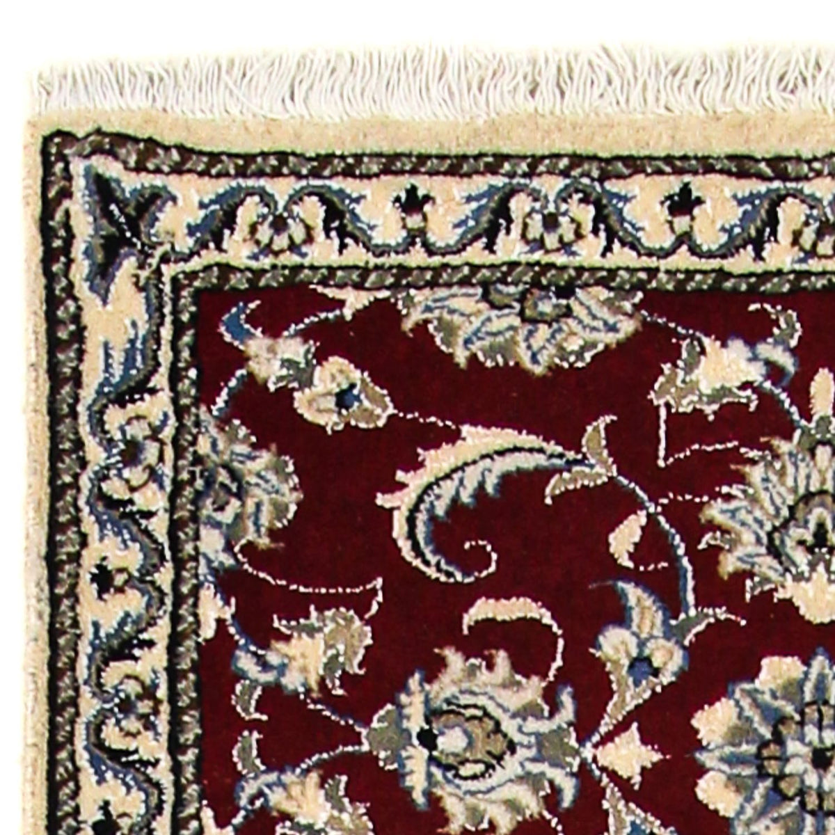 Biegacz Dywan perski - Nain - 265 x 80 cm - ciemna czerwień