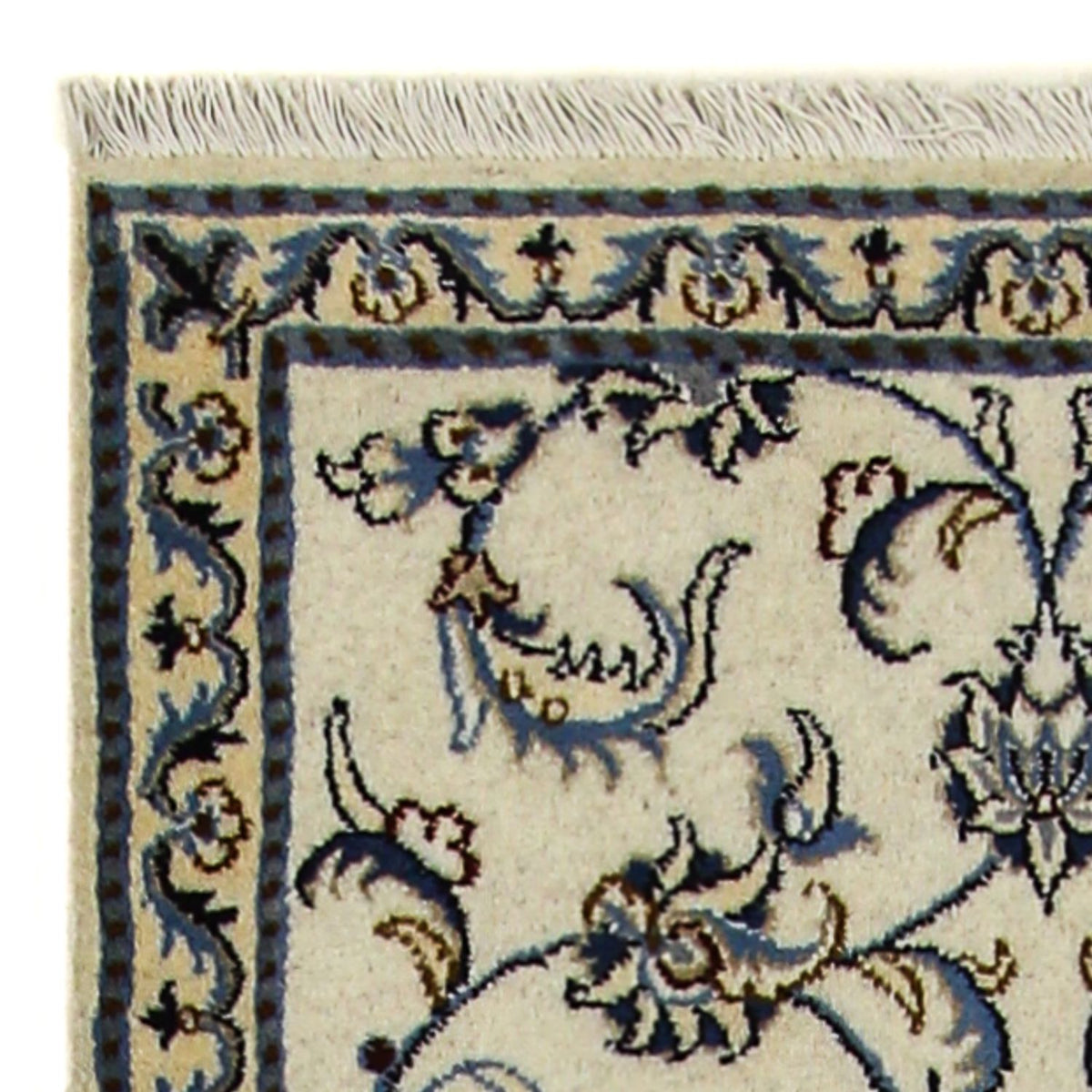 Biegacz Dywan perski - Nain - 194 x 80 cm - beżowy