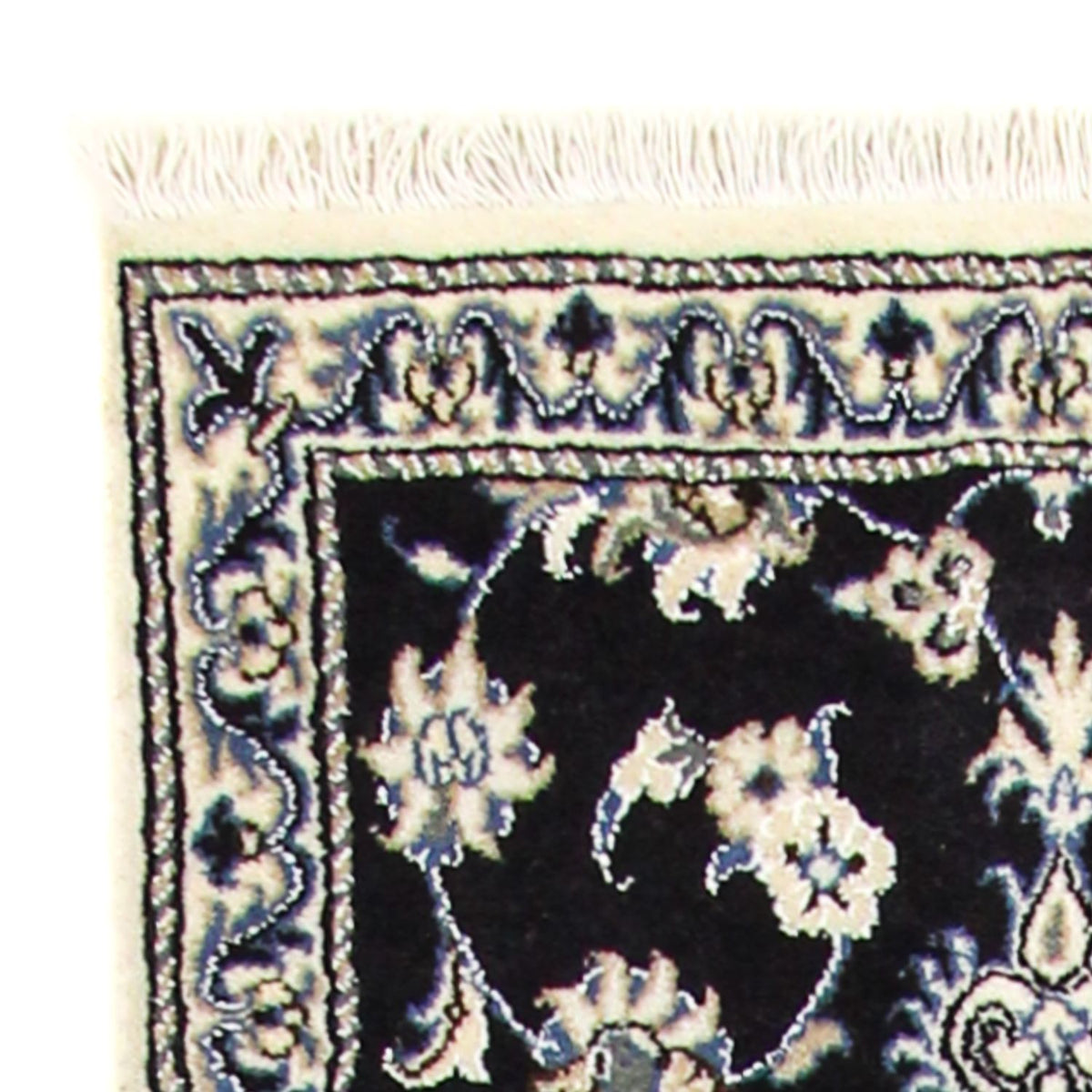 Biegacz Dywan perski - Nain - 297 x 76 cm - ciemnoniebieski