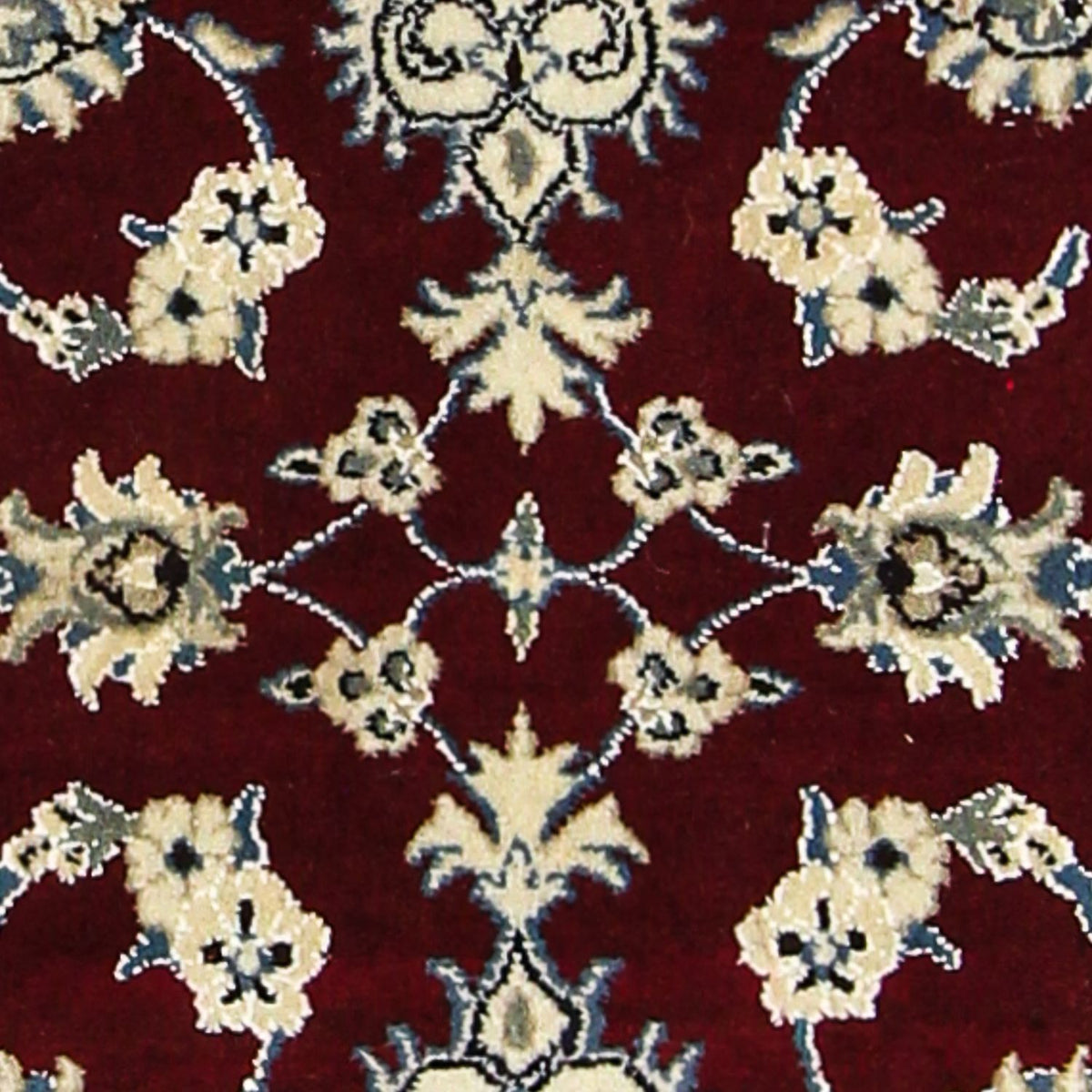 Biegacz Dywan perski - Nain - 197 x 80 cm - ciemna czerwień