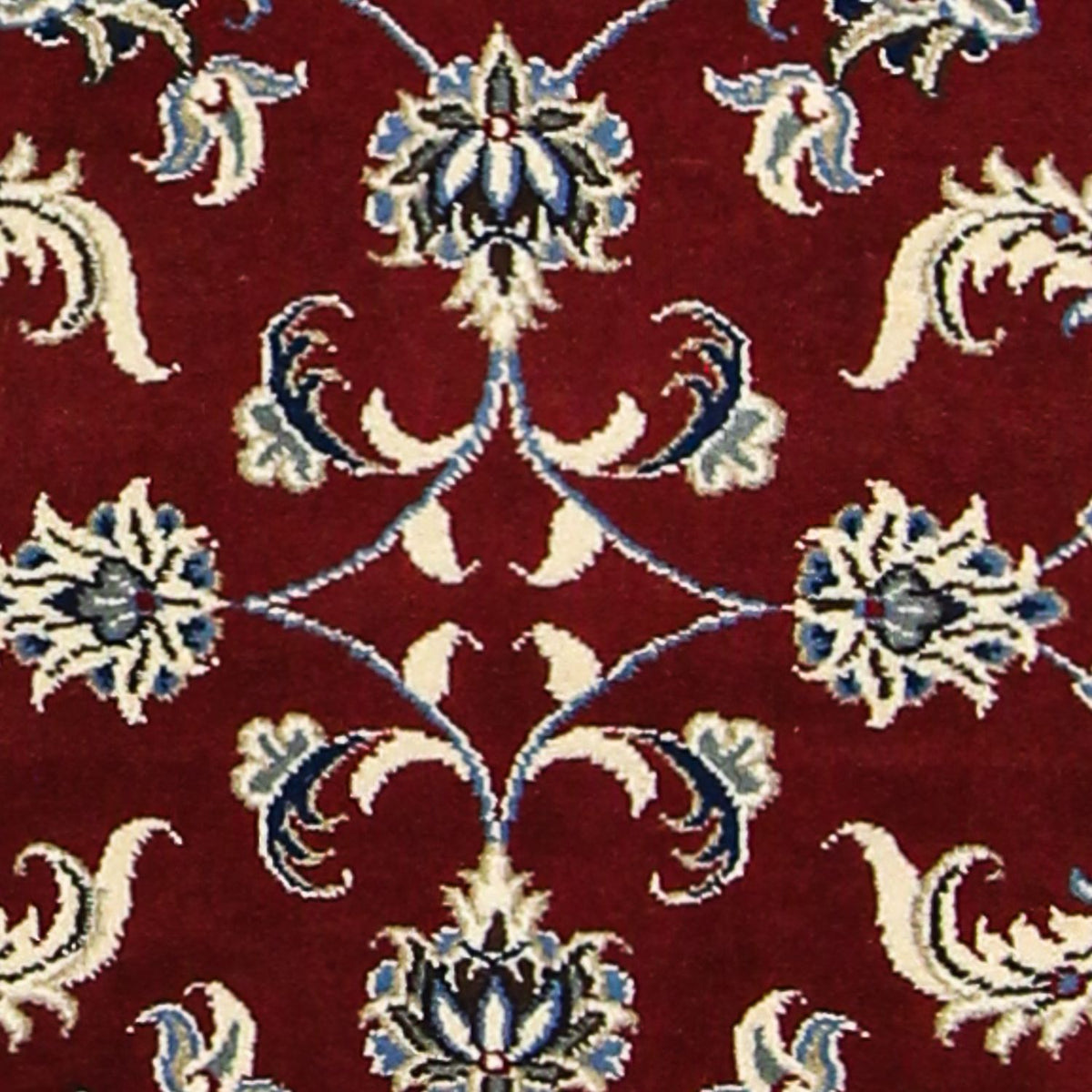 Biegacz Dywan perski - Nain - 197 x 80 cm - ciemna czerwień